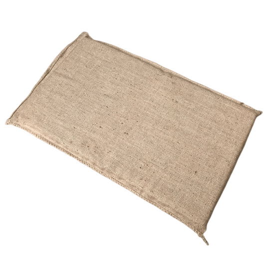 YES4PETS Medium Hessian Pet Dog Puppy Bed Mat Pad House Kennel Cushion With Foam 94 x 54Â cm