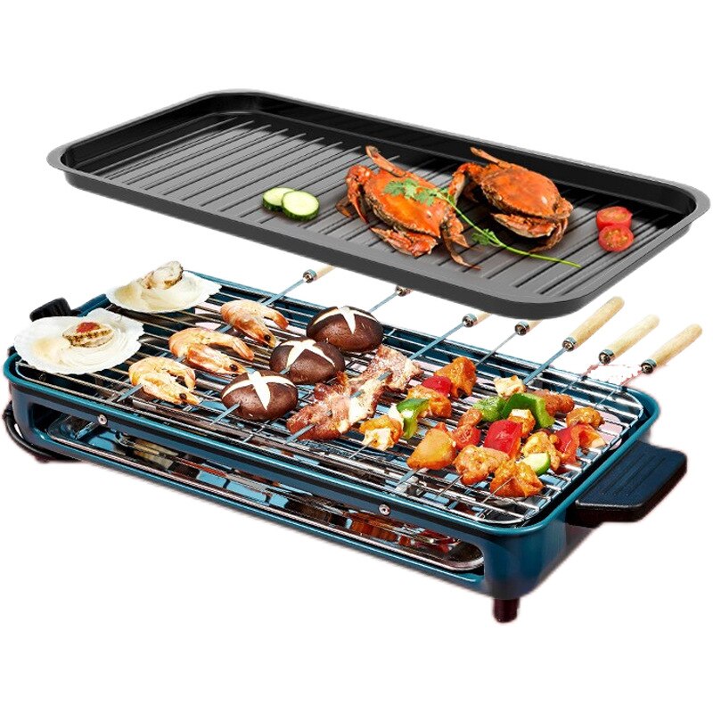 1500W Portable Smokeless Grill & Griddle
