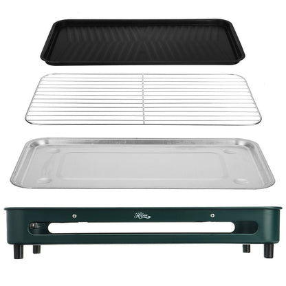 1500W Portable Smokeless Grill & Griddle