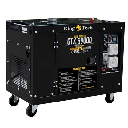 8.4kW Max 6kW Rated Diesel Generator New Single Phase Commercial
