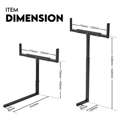 Tow Bar Hitch Mount Ladder Roof Rack Bar Extension