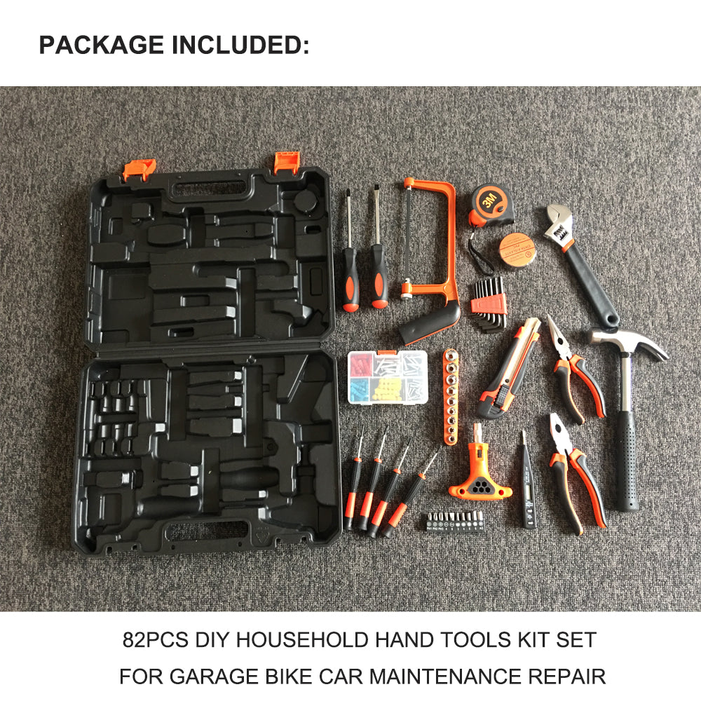 82 Packs Household Hand Tools Hand Tool for Home Office
