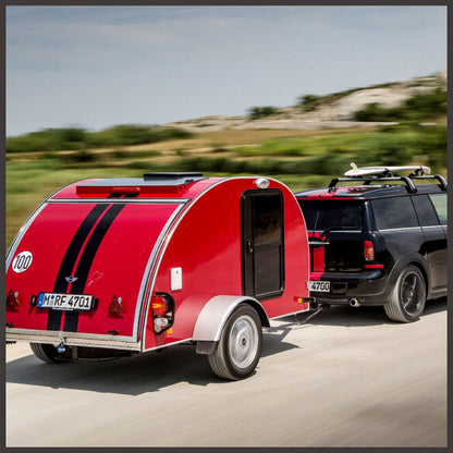 63 LED Trailer Tail Light Pair Plug 7m 5 Core