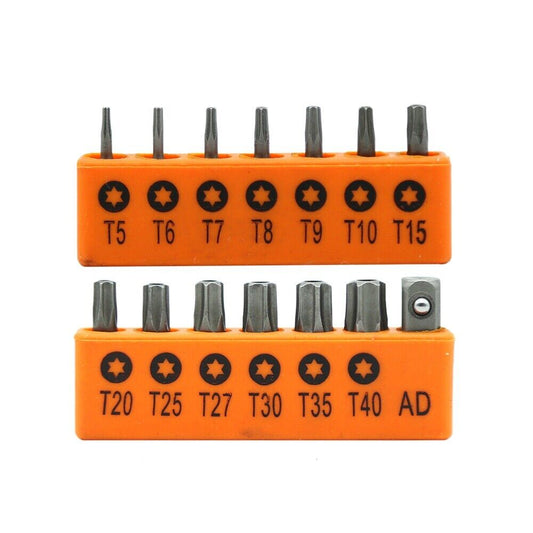 14Pack Torx Key Bit Tamper Proof Star Wrench Bits T5-T40