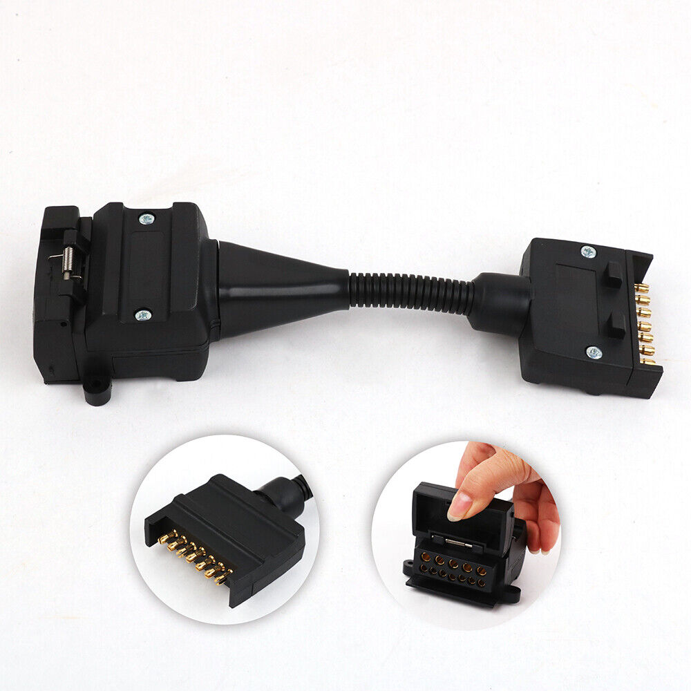 7 Pin Flat Plug to 12 Pin Flat Female Socket
