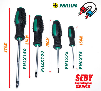 64-Piece Screwdriver with Stand Wall Mount Magnetic Tips Precision Au