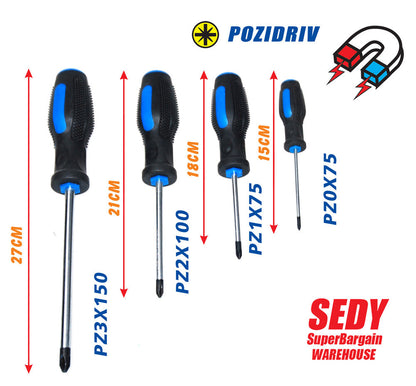 64-Piece Screwdriver with Stand Wall Mount Magnetic Tips Precision Au