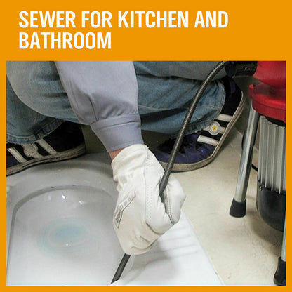 400W Drain Cleaner Electric Eel Rigid Plumbing Sewerage Pipe Machine