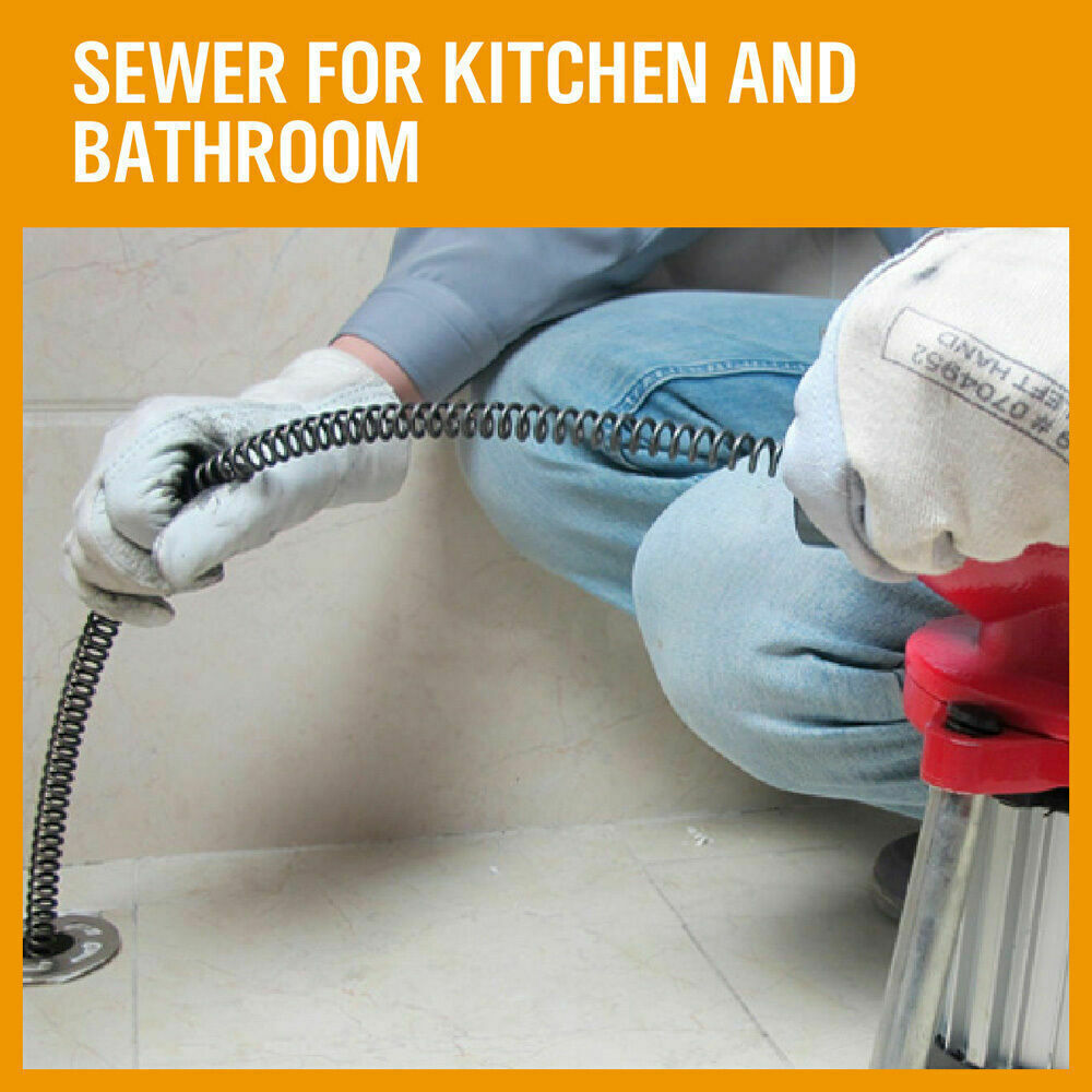 400W Drain Cleaner Electric Eel Rigid Plumbing Sewerage Pipe Machine