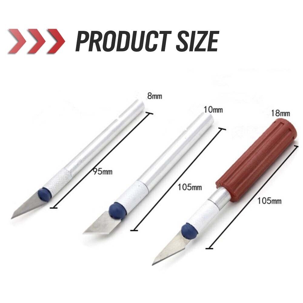 13Pack Durable Precision Knife Exacto Style Multi-function Hobby Knife Crafts