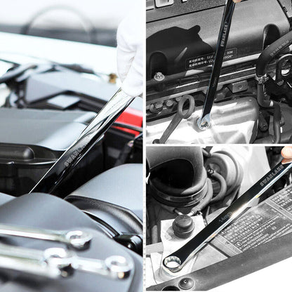 8PC Aviation Spanner Extra Long Wrench Double Ring CRV With