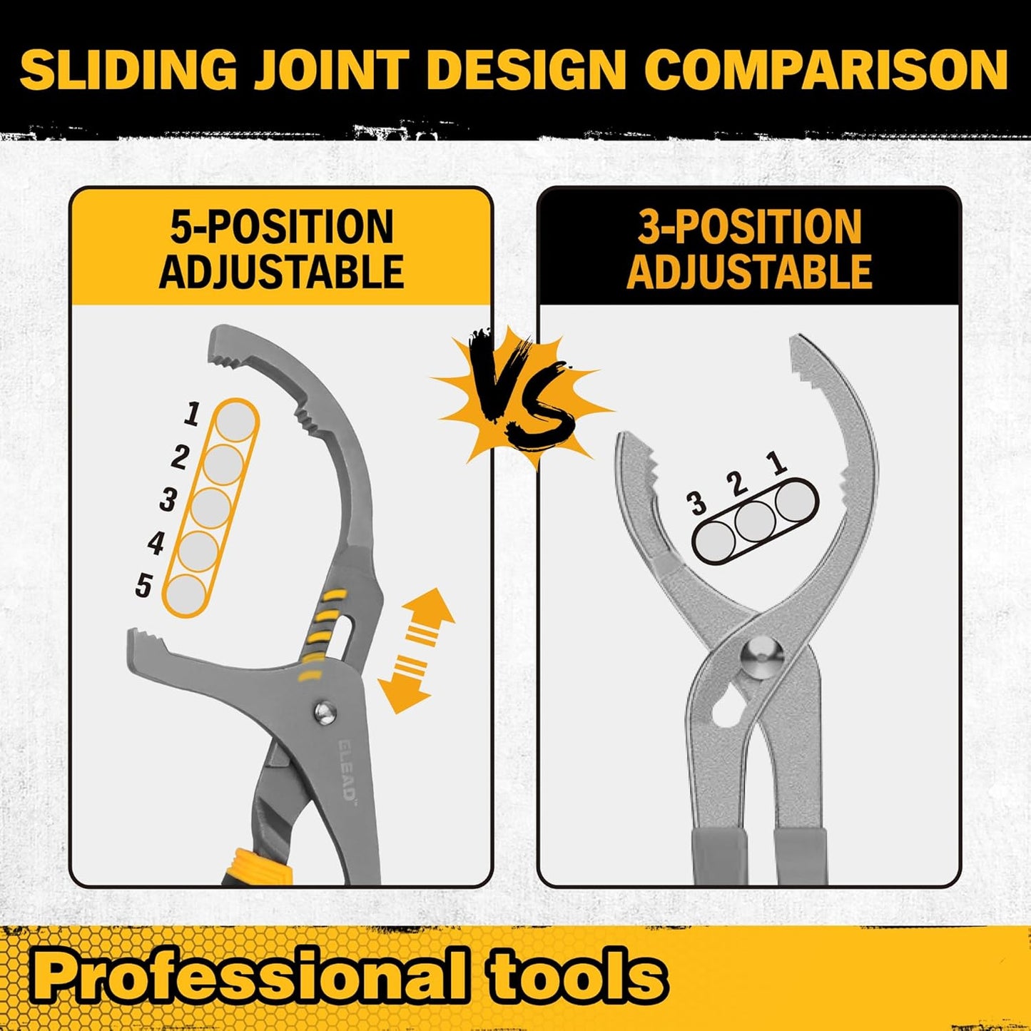 Adjustable Oil Filter Wrench - 9" & 12" Pliers for