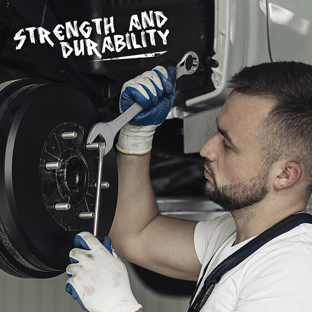 6Pack Extra Big Imperial Combination Spanner Ring Open Ended Combo