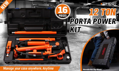 12T Porta Power Hydraulic Ram Pump Oil Hose Body Repair