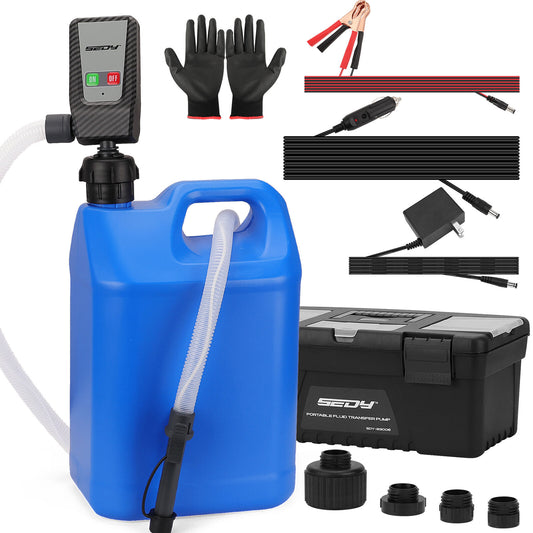 Liquid Transfer Pump Battery Powered Multipurpose - Petrol Diesel Water Pump