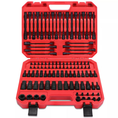 107Pack Hex & Torx Bit Socket E-Torx Extra Long Allen