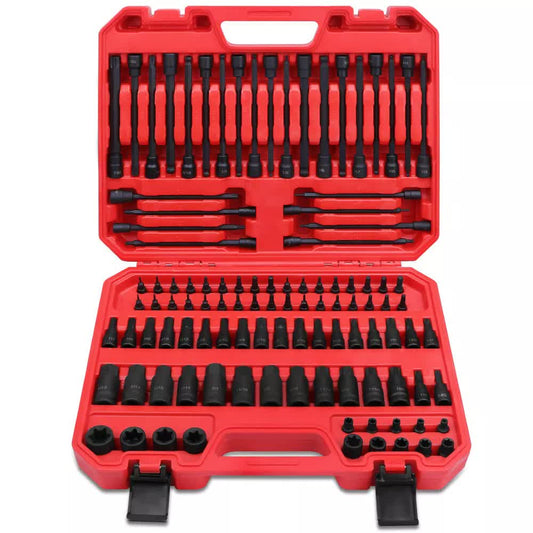 107Pack Hex & Torx Bit Socket E-Torx Extra Long Allen