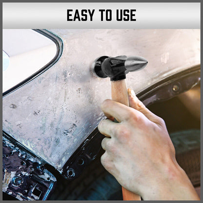 7 Piece Car Dent Auto Body Panel Repair Tool Wooden