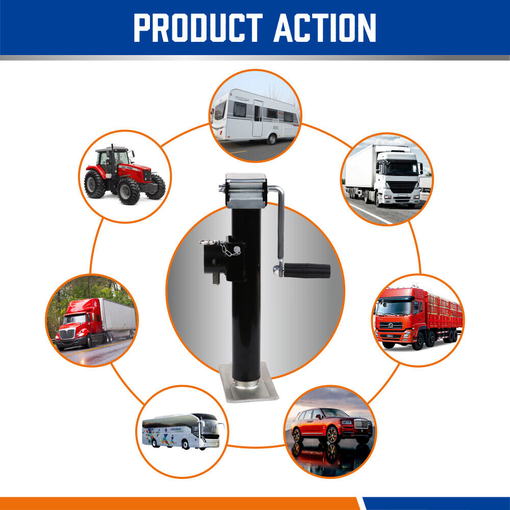2x Trailer Caravan Canopy Jack Stand 2267kg/ 5000lbs Heavy-Duty Weld