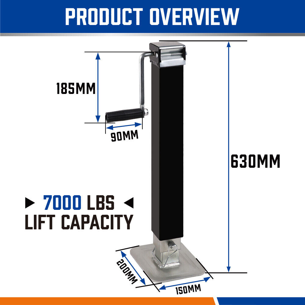 4x Trailer Caravan Canopy Jack Leg Stand Heavy-Duty 3175KG 7000lbs