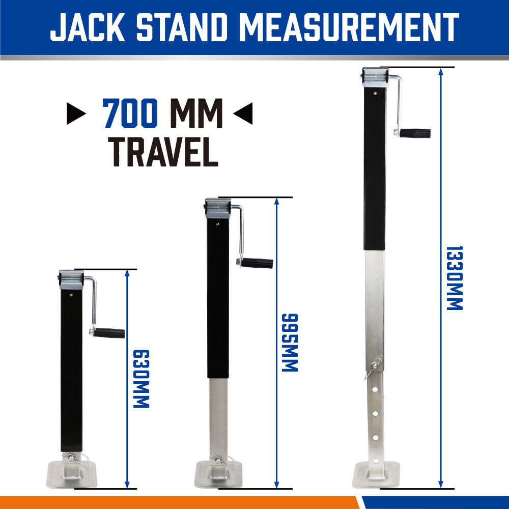 4x Trailer Caravan Canopy Jack Leg Stand Heavy-Duty 3175KG 7000lbs