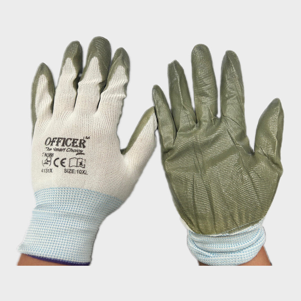 12Pairs Cotton Gloves Work Safety Glove Thick Heavy Seamless Heavy-Duty