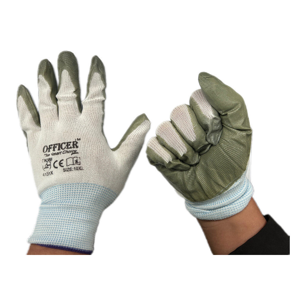 12Pairs Cotton Gloves Work Safety Glove Thick Heavy Seamless Heavy-Duty