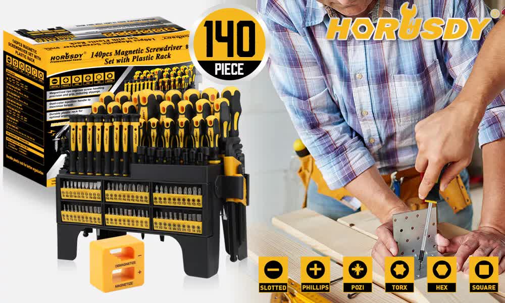 140Packs Magnetic Screwdriver Hex Key Magnetizer Demagnetizer Precision Screwdriver