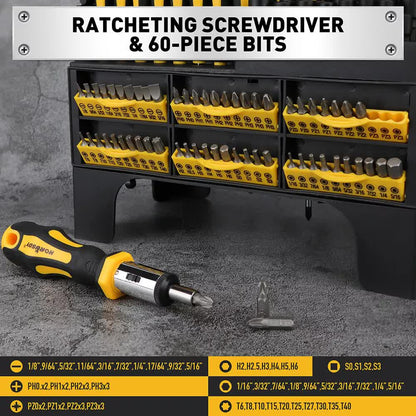 140Packs Magnetic Screwdriver Hex Key Magnetizer Demagnetizer Precision Screwdriver