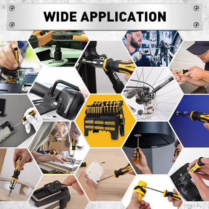 140Packs Magnetic Screwdriver Hex Key Magnetizer Demagnetizer Precision Screwdriver