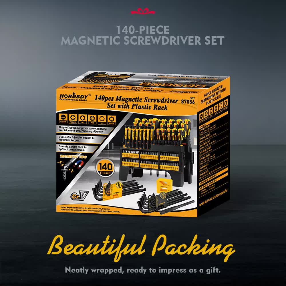 140Packs Magnetic Screwdriver Hex Key Magnetizer Demagnetizer Precision Screwdriver