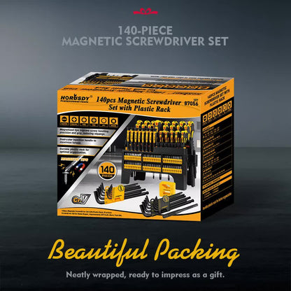 140Packs Magnetic Screwdriver Hex Key Magnetizer Demagnetizer Precision Screwdriver