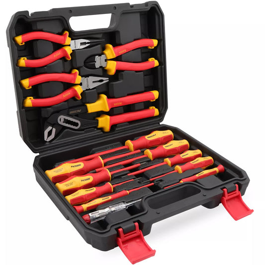 Magnetic Insulated Screwdriver Pliers 1000V Electrical Tool Hose Pinch Box