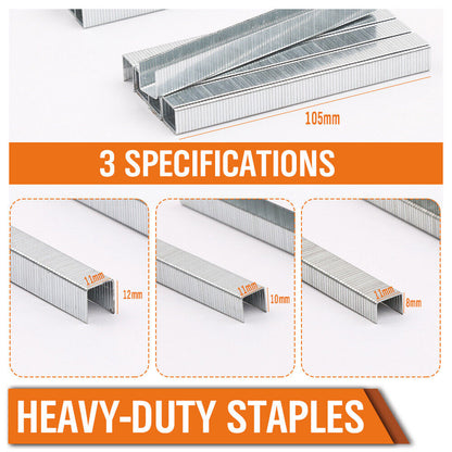 2000Pack Door Shaped Staples Heavy-Duty Nails Staple Gun Stapler Refills