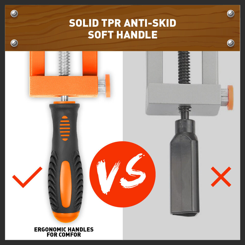 90° Degree Corner Clamp Welding Vice Woodworking Alloy Body With