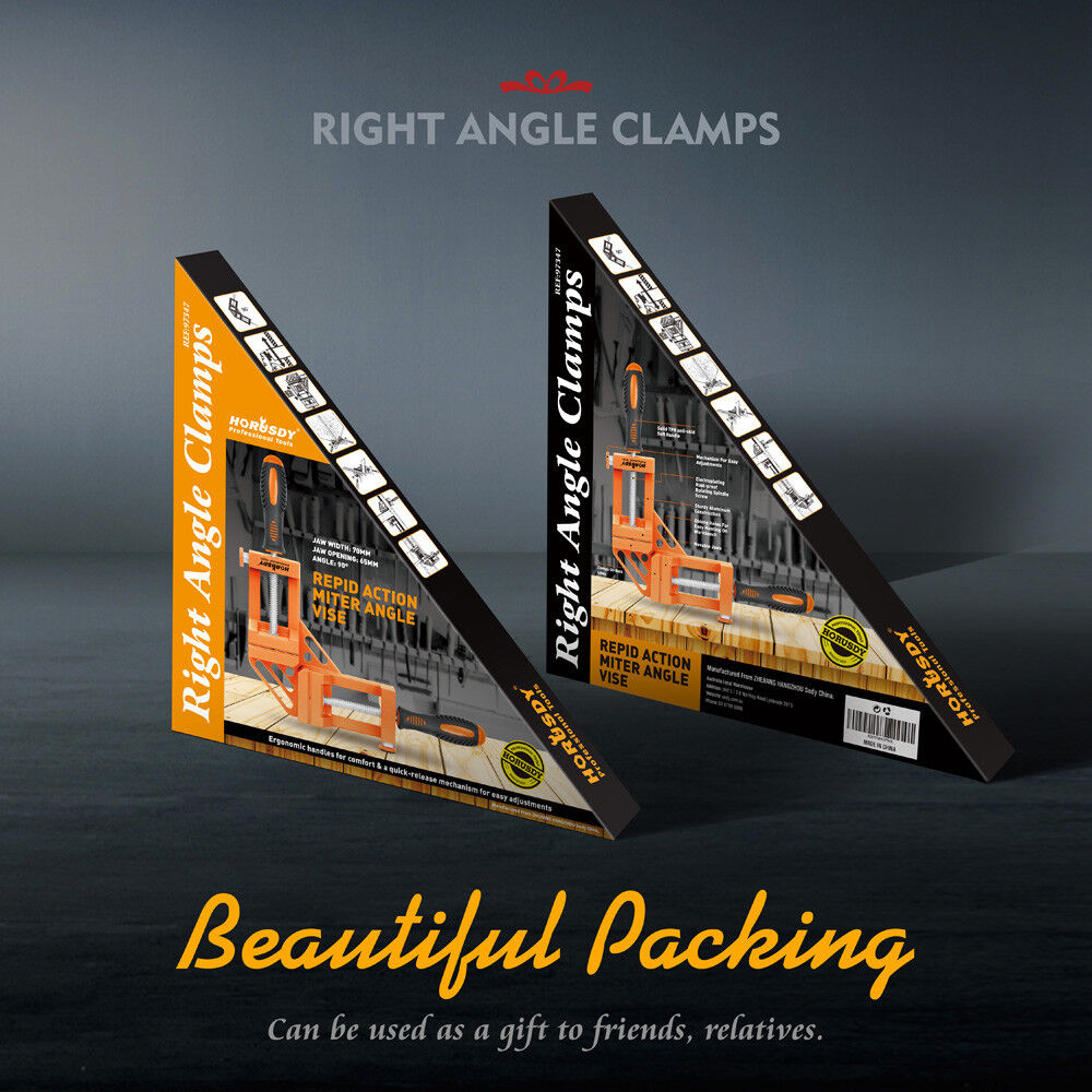 90° Degree Corner Clamp Welding Vice Woodworking Alloy Body With