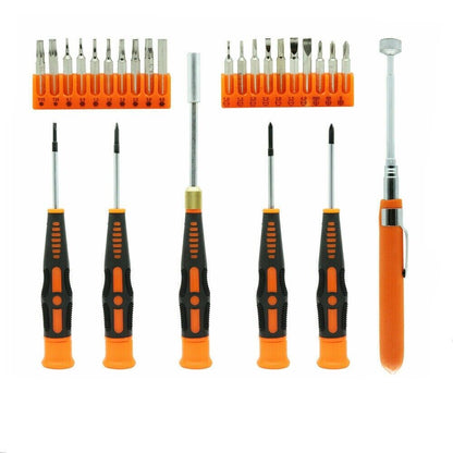 26Pack Precision Screwdriver Magnetic Pickup Hex Torx Philip Flat Bits