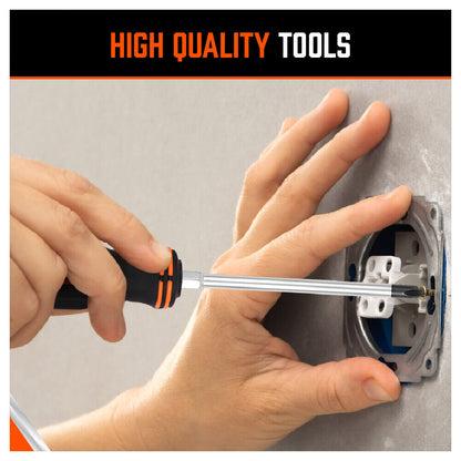 10Packs Magnetic Screwdriver Phillips Slotted Magnetizer Non-Slip Handle Tool