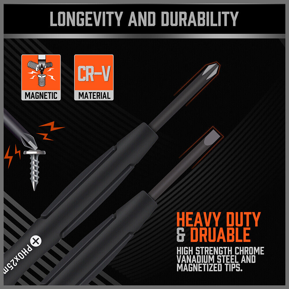 6Pack Precision Screwdriver Phillips Slotted Electronic PC Repair Small Driver