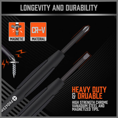 6Pack Precision Screwdriver Phillips Slotted Electronic PC Repair Small Driver