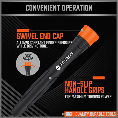 6Pack Precision Screwdriver Phillips Slotted Electronic PC Repair Small Driver