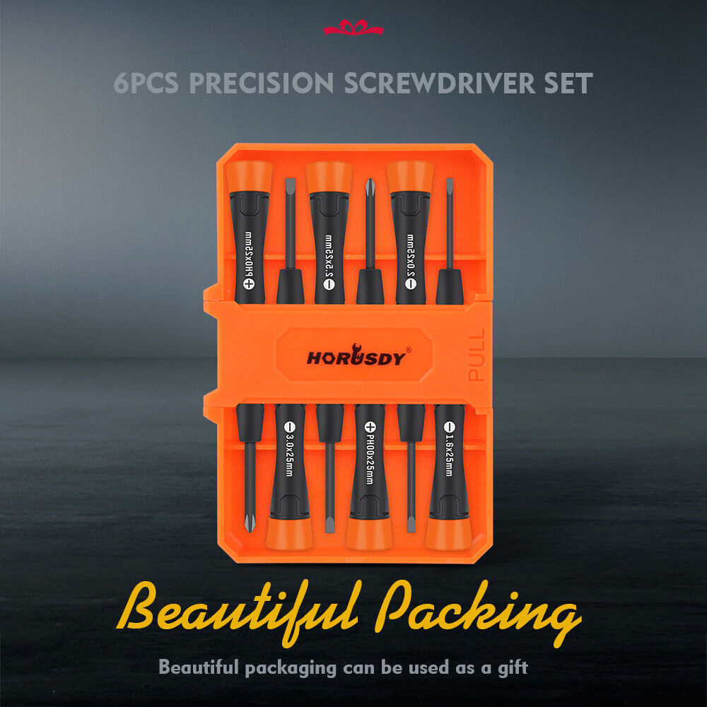 6Pack Precision Screwdriver Phillips Slotted Electronic PC Repair Small Driver