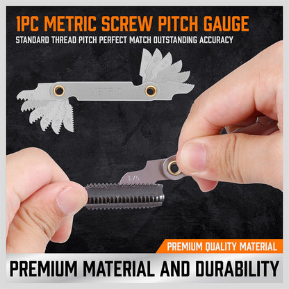 40Pack Tap And Die Metric Szie Screw Screwdriver Thread Drill