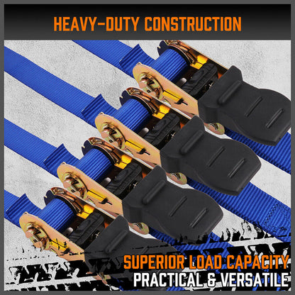 10Packs Ratchet Tie Down Straps 997KG 4.5M Trucks Trailer Strap