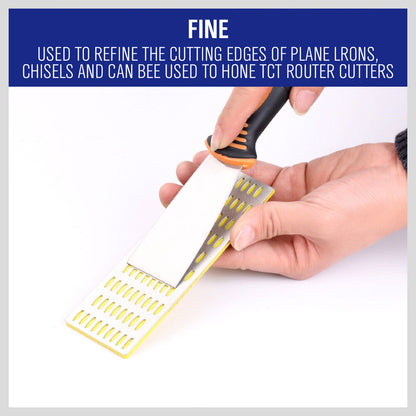 3Pack Diamond Sharpening Stone Whetstone Sharpener Scissors Knife With 3