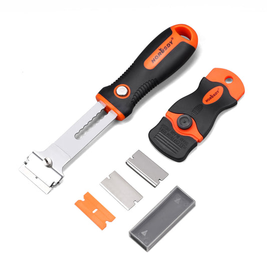 2Pack Putty Knife Multi-Purpose Scraper Spare Blades Paint Seal Remover