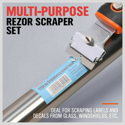 2Pack Putty Knife Multi-Purpose Scraper Spare Blades Paint Seal Remover