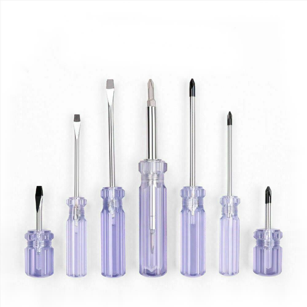 12Pack Screwdriver Double Sided Screw Driver Bit Stubby Repair Tool
