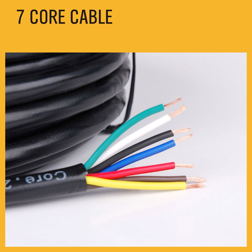 7 Core Wire Cable 100M Trailer Cable Boat Caravan Truck