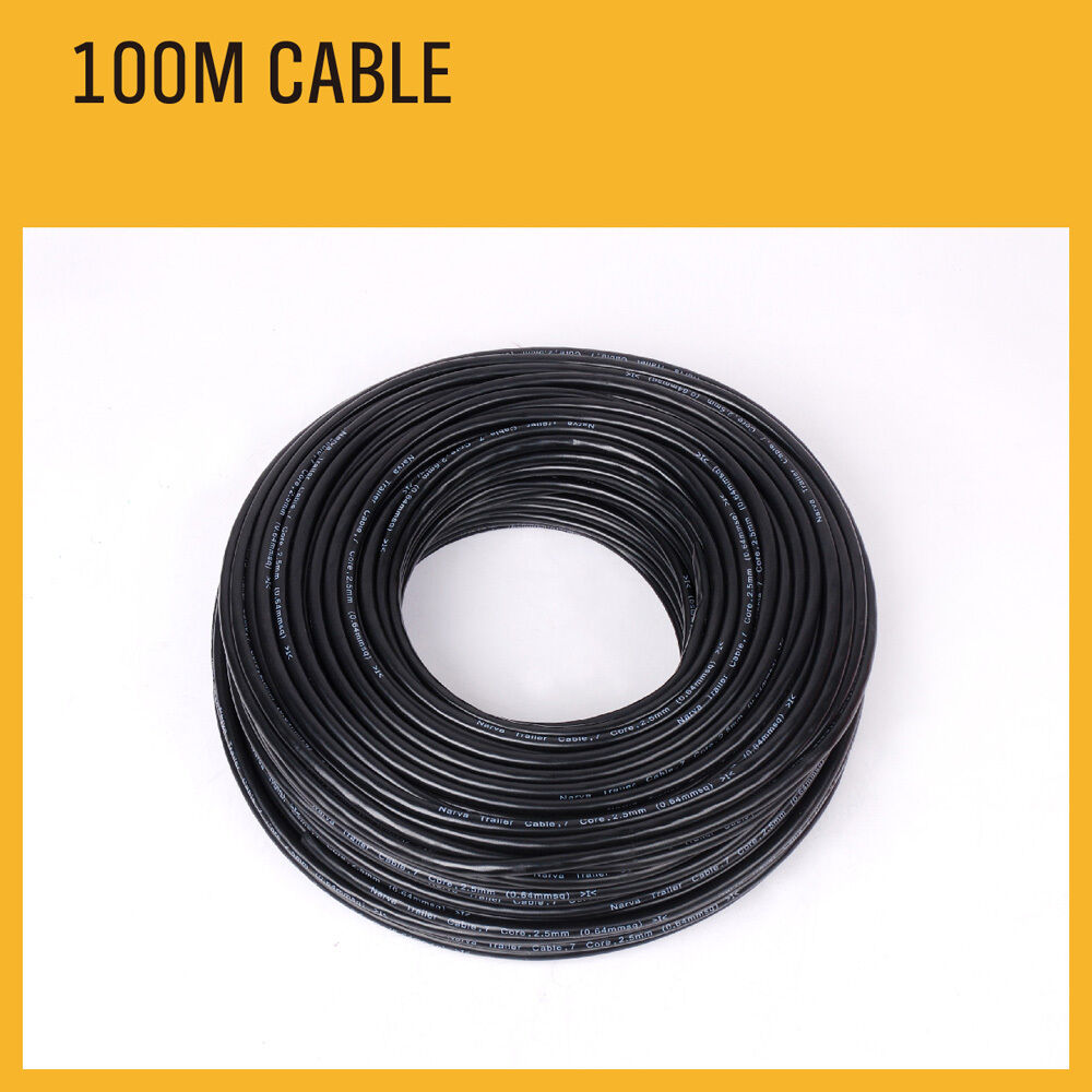 7 Core Wire Cable 100M Trailer Cable Boat Caravan Truck